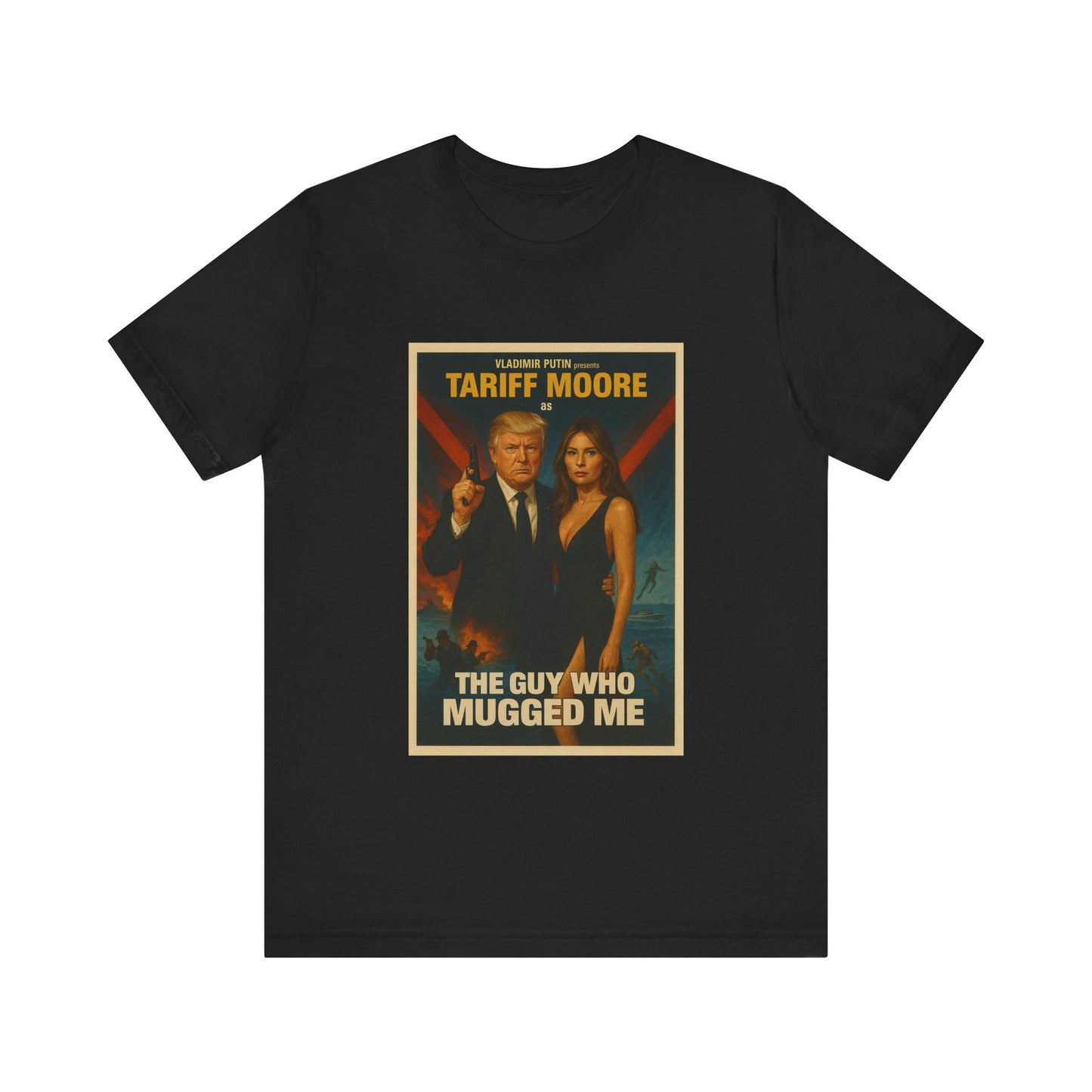 Tariff Moore Spoof James Bond Donald Trump Tee