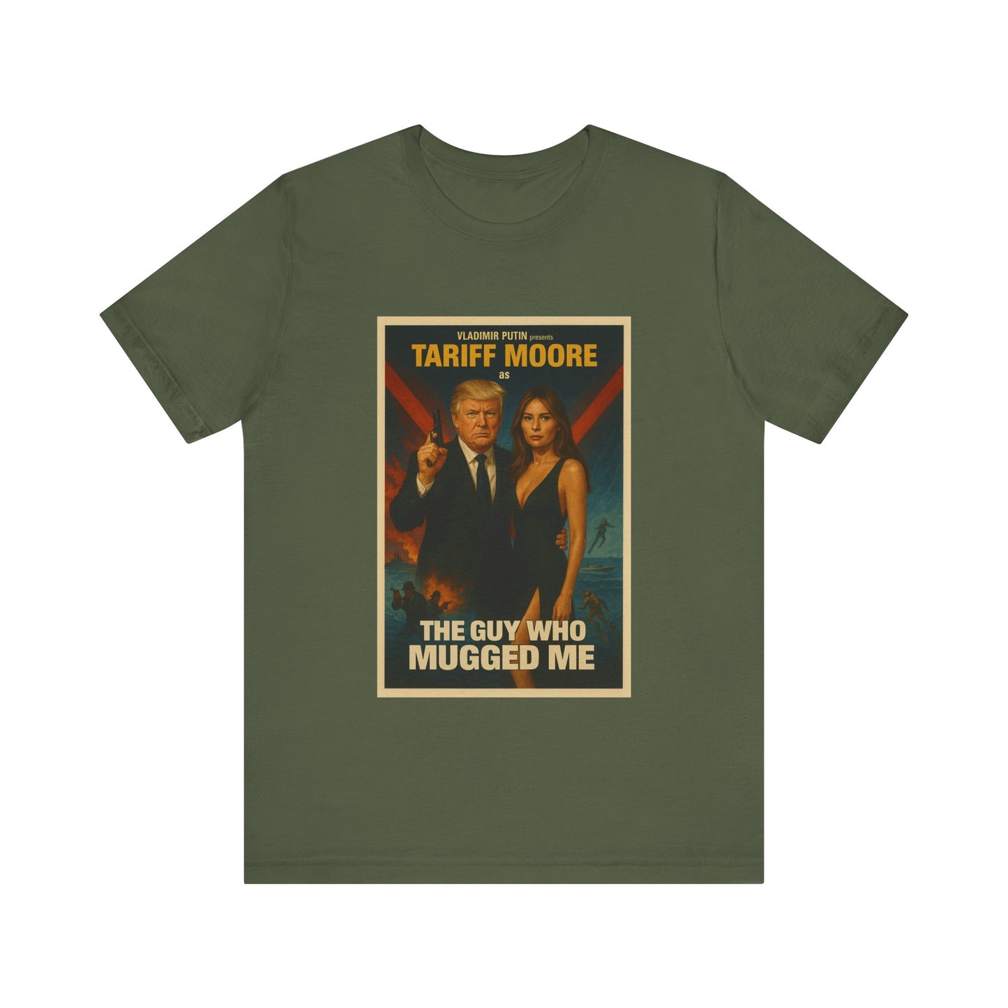 Tariff Moore Spoof James Bond Donald Trump Tee